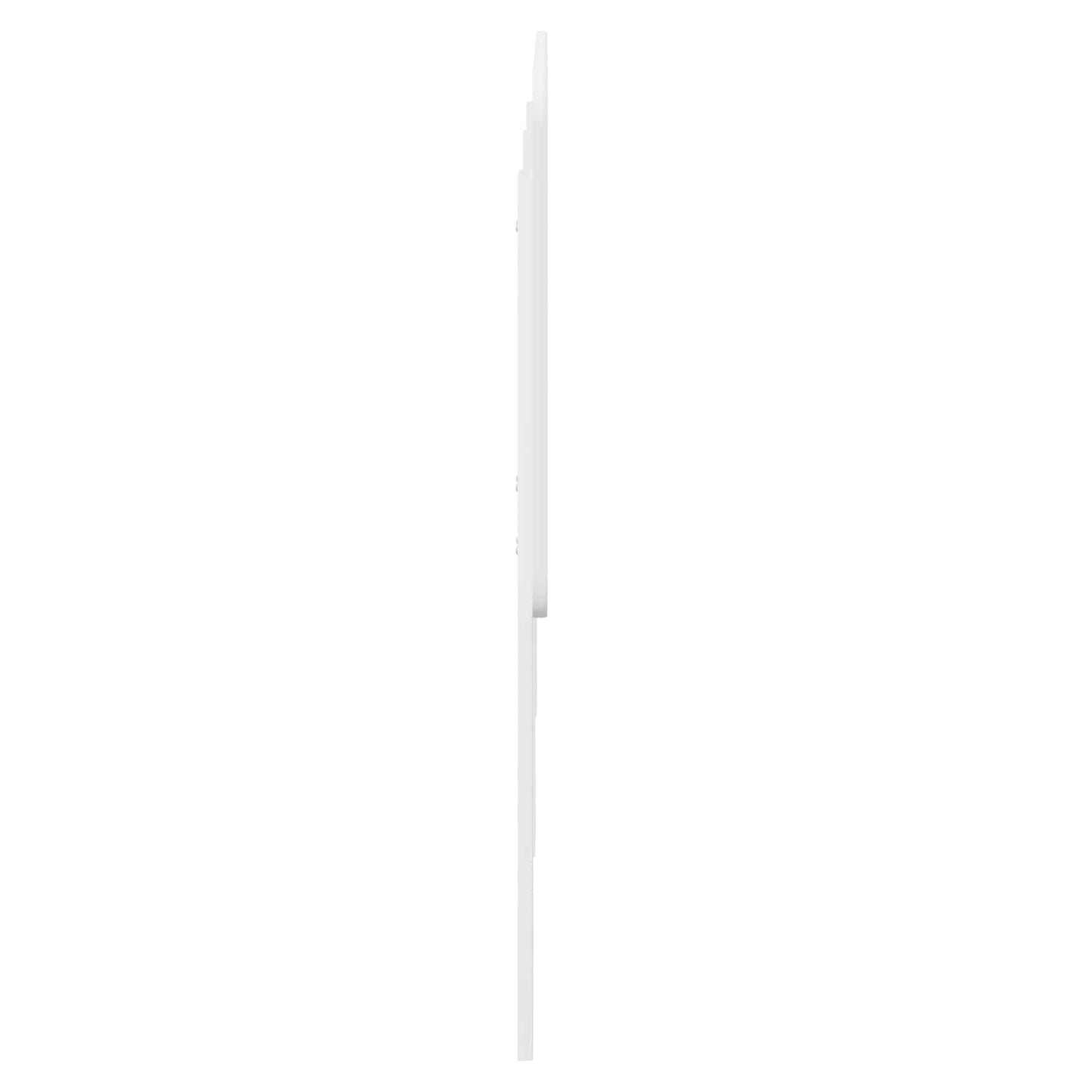 Testiera Bianco Lucido 200 cm Legno multistrato