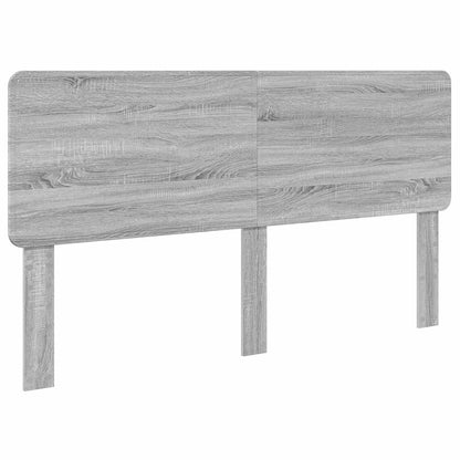 Testiera Grigio Sonoma 200 cm Legno multistrato
