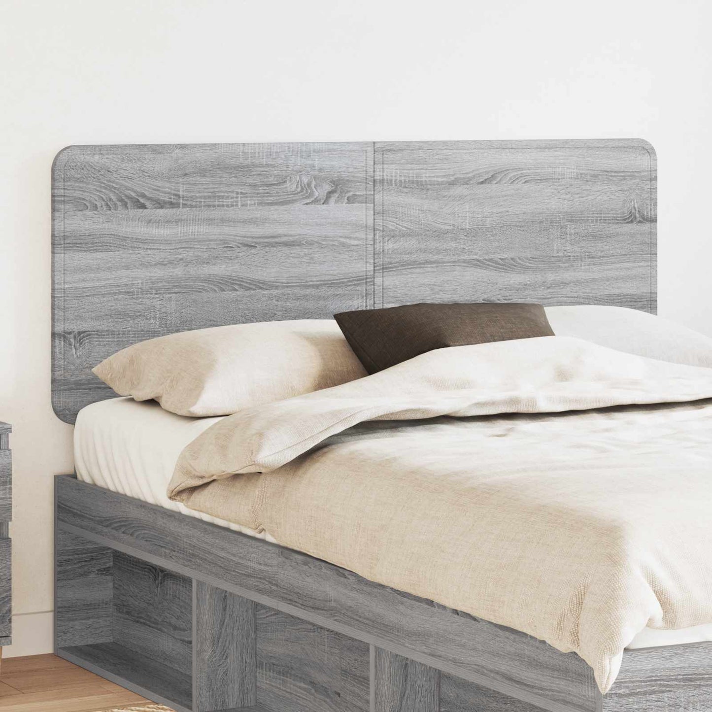 Testiera Grigio Sonoma 160 cm Legno multistrato