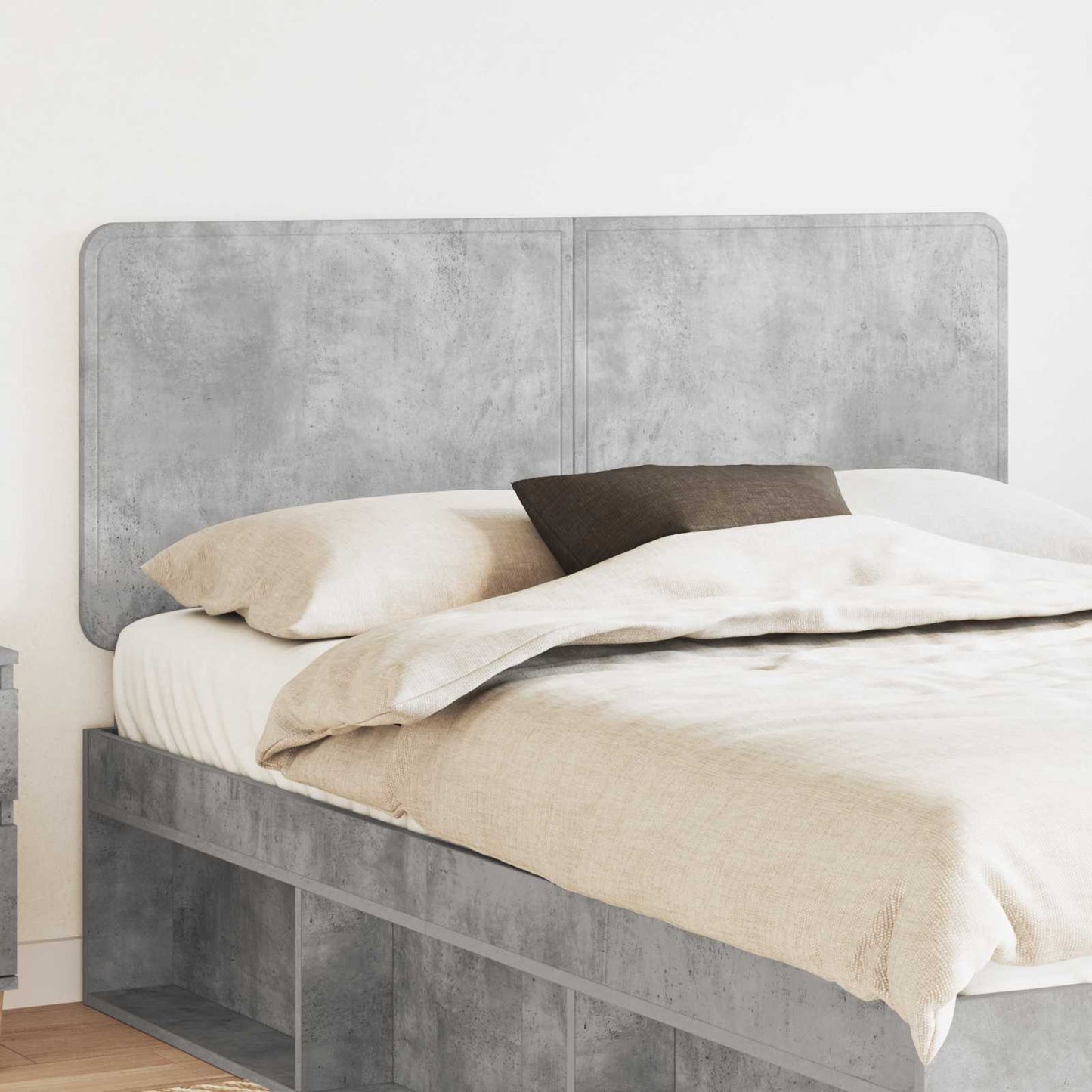 Testiera Grigio cemento 150 cm Legno multistrato