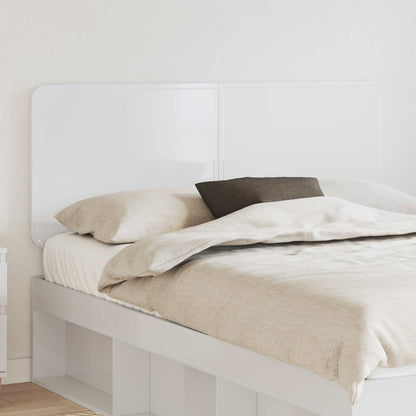 Testiera Bianco Lucido 150 cm Legno multistrato