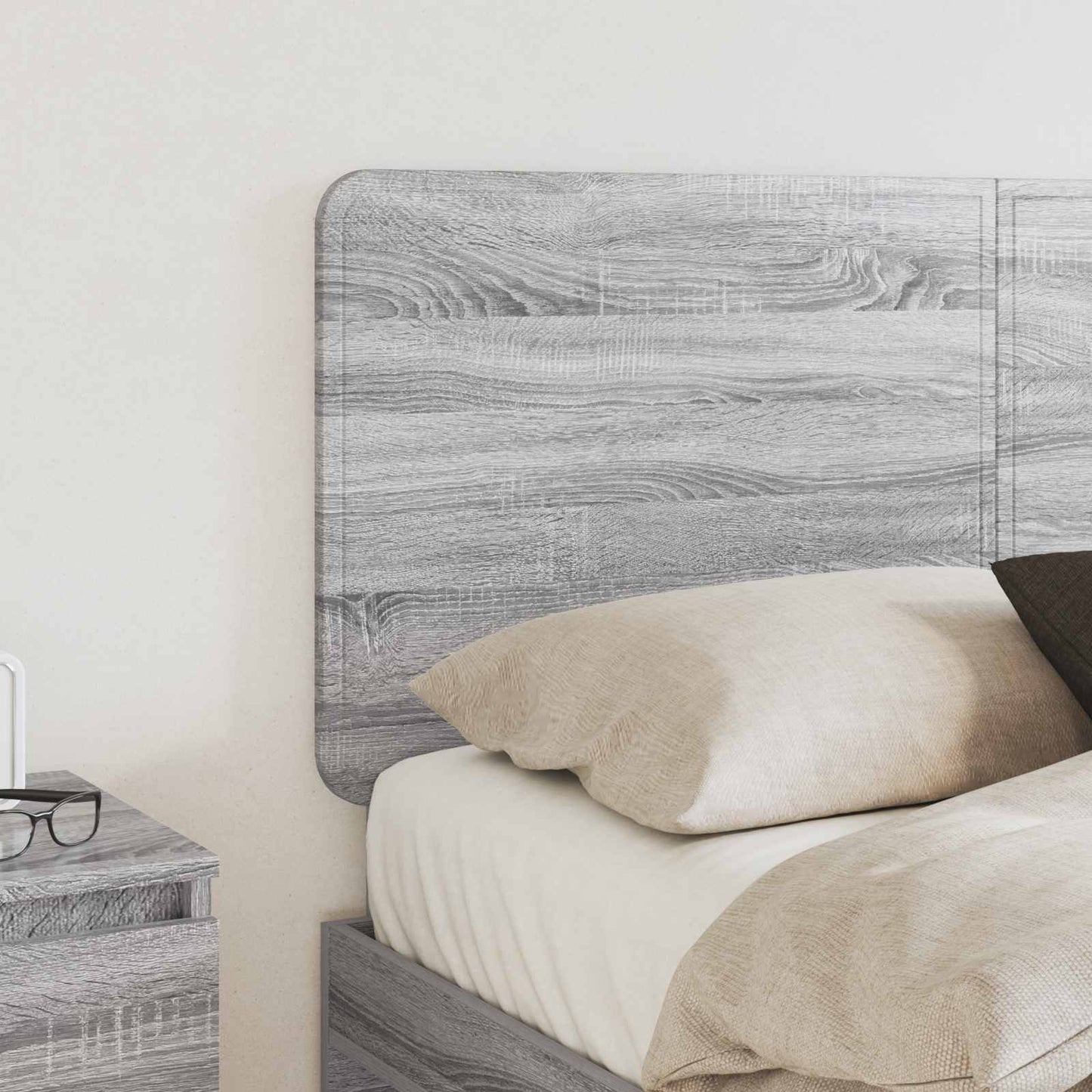 Testiera Grigio Sonoma 150 cm Legno multistrato