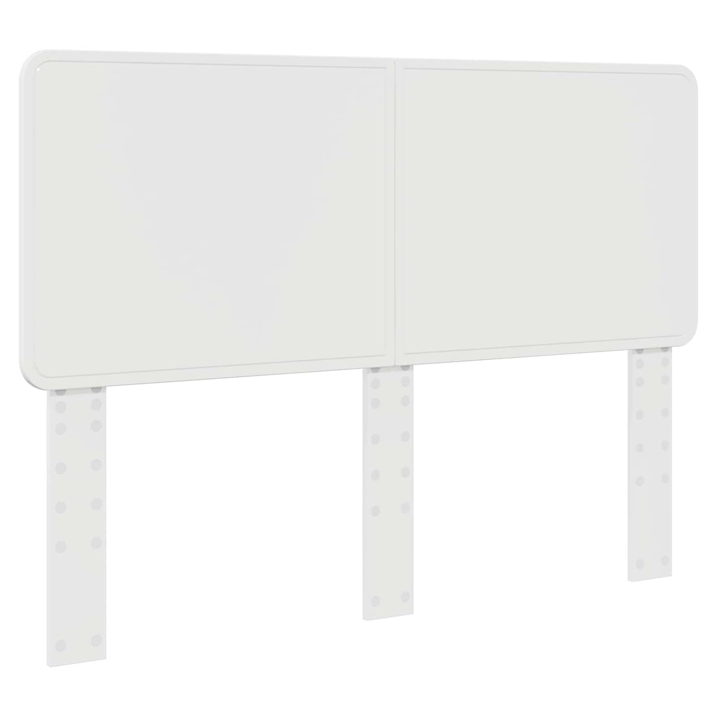 Testiera Bianco Lucido 140 cm Legno multistrato
