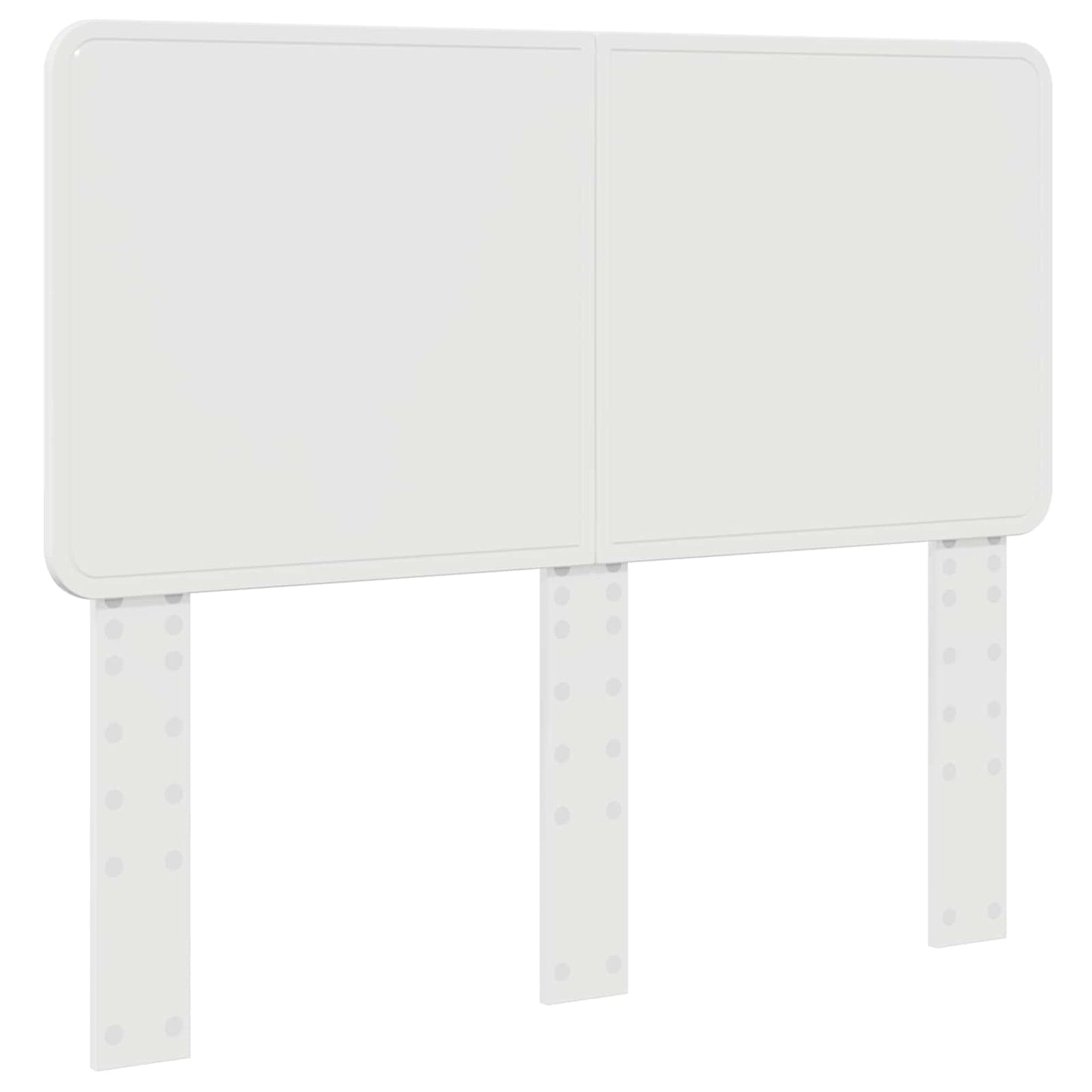 Testiera Bianco Lucido 135 cm Legno multistrato