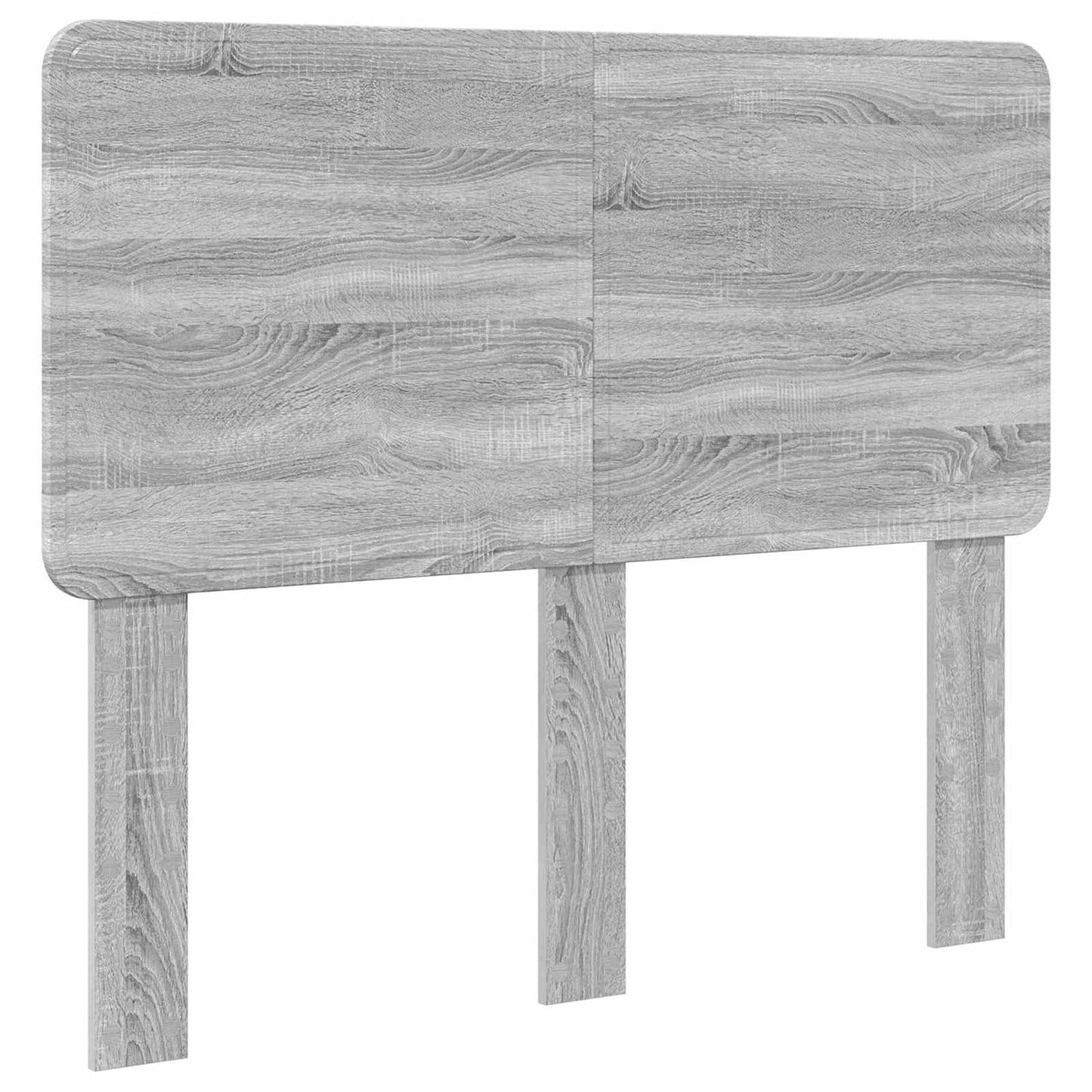 Testiera Grigio Sonoma 135 cm Legno multistrato