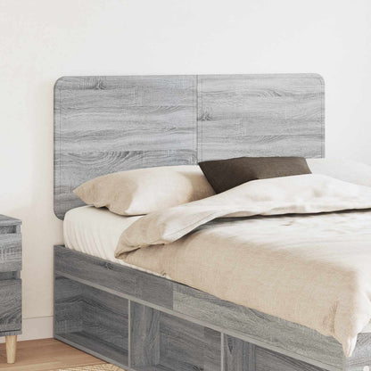 Testiera Grigio Sonoma 120 cm Legno multistrato