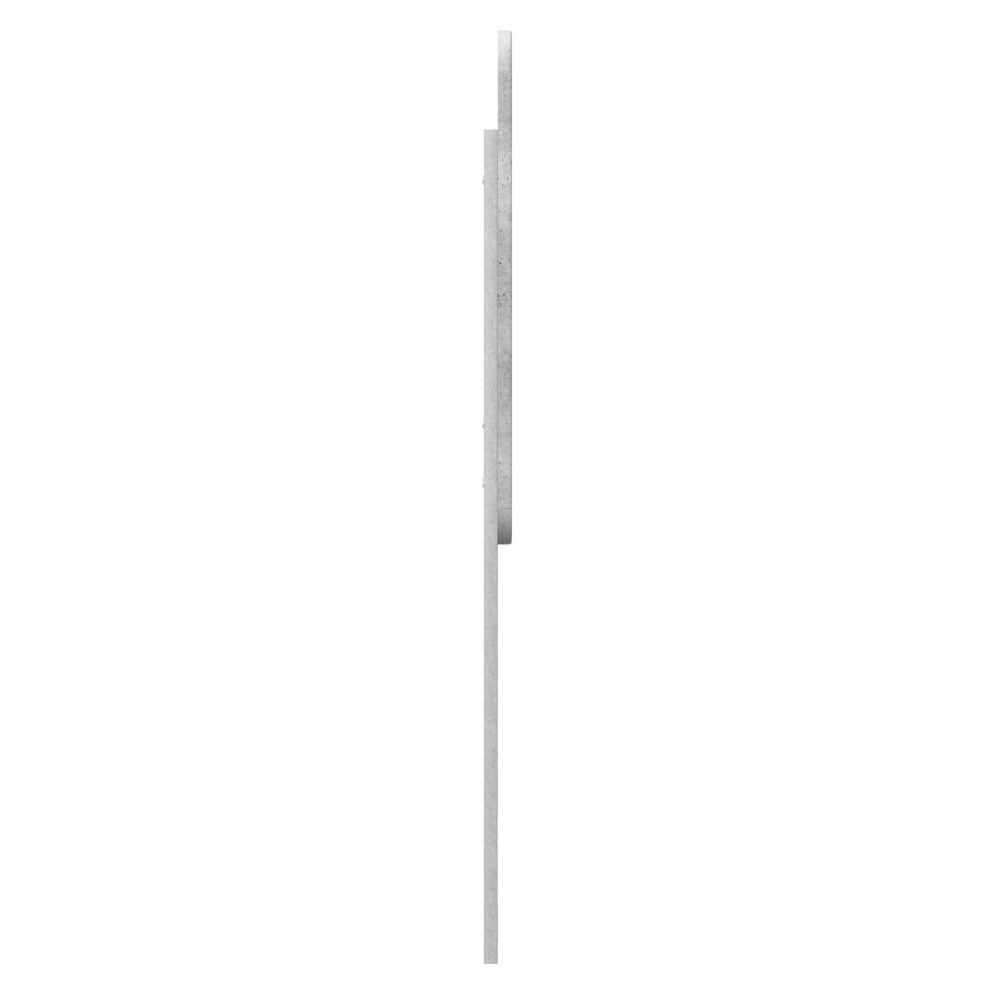 Testiera Grigio cemento 90 cm Legno multistrato