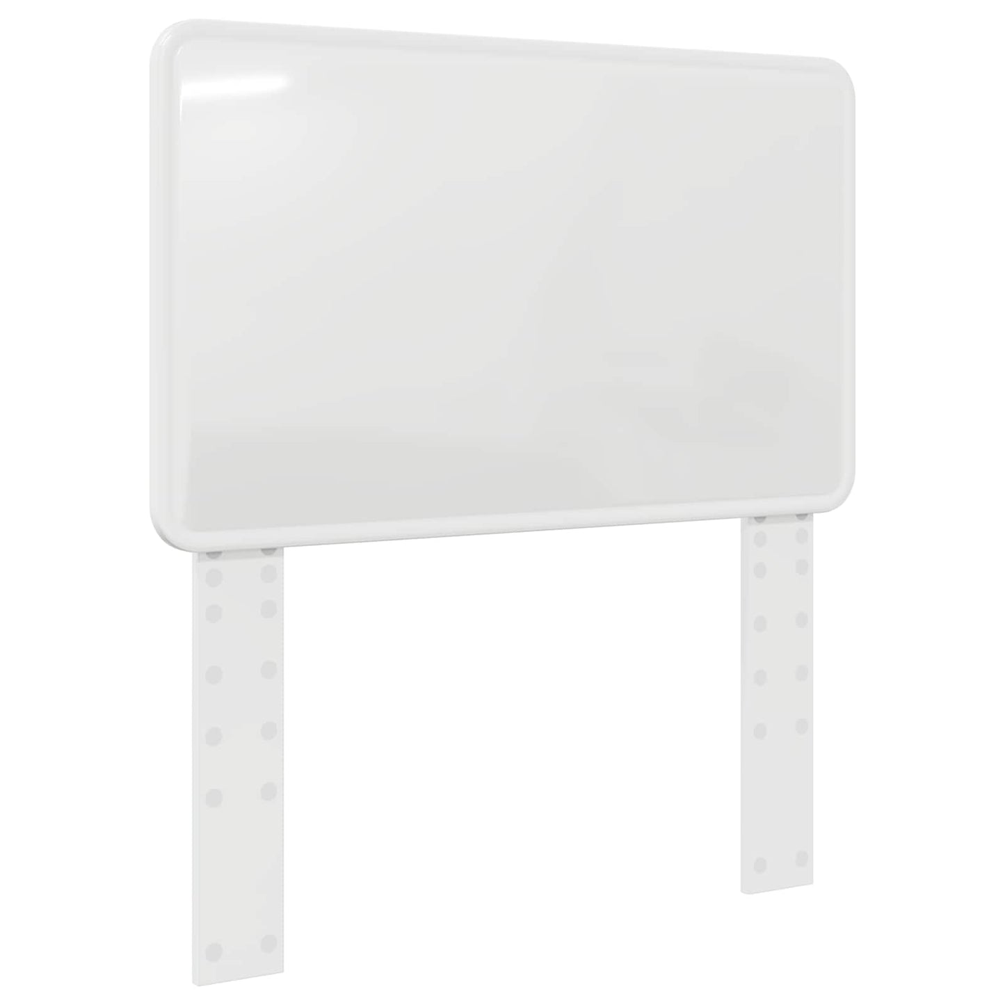Testiera Bianco Lucido 90 cm Legno multistrato
