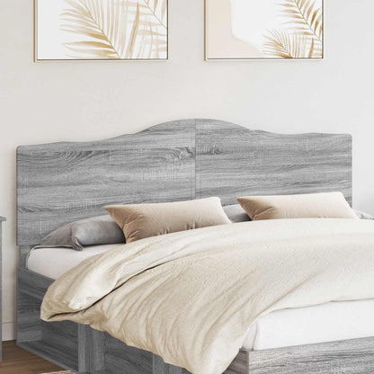 Testiera Grigio Sonoma 180 cm Legno multistrato