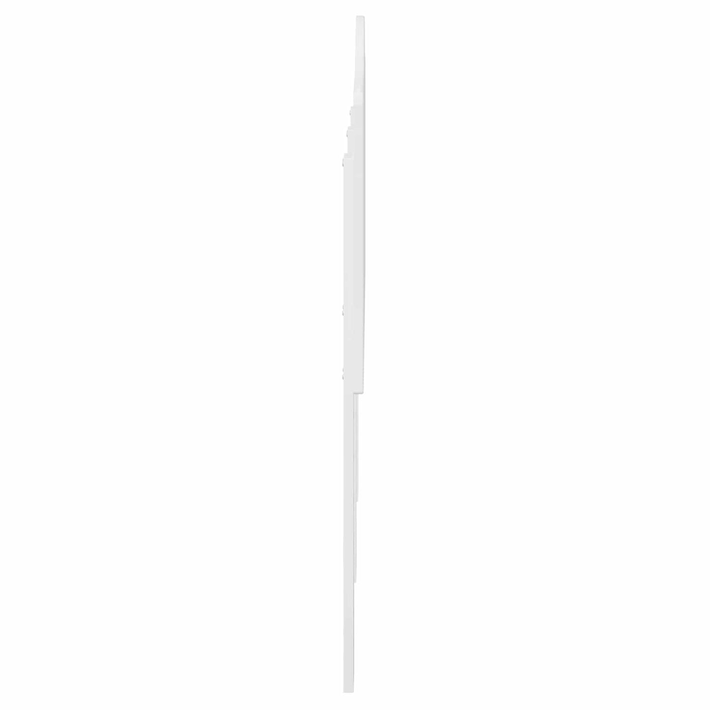 Testiera Bianco Lucido 160 cm Legno multistrato