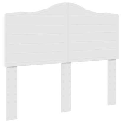 Testiera Bianco Lucido 135 cm Legno multistrato