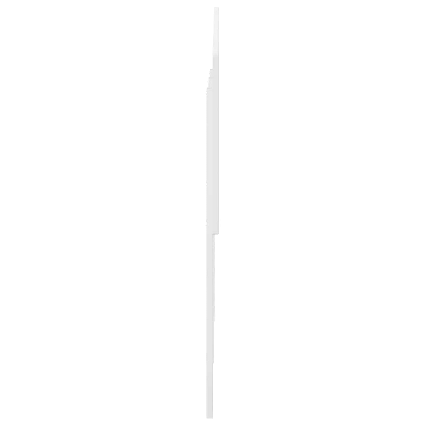 Testiera Bianco Lucido 135 cm Legno multistrato