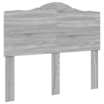 Testiera Grigio Sonoma 135 cm Legno multistrato