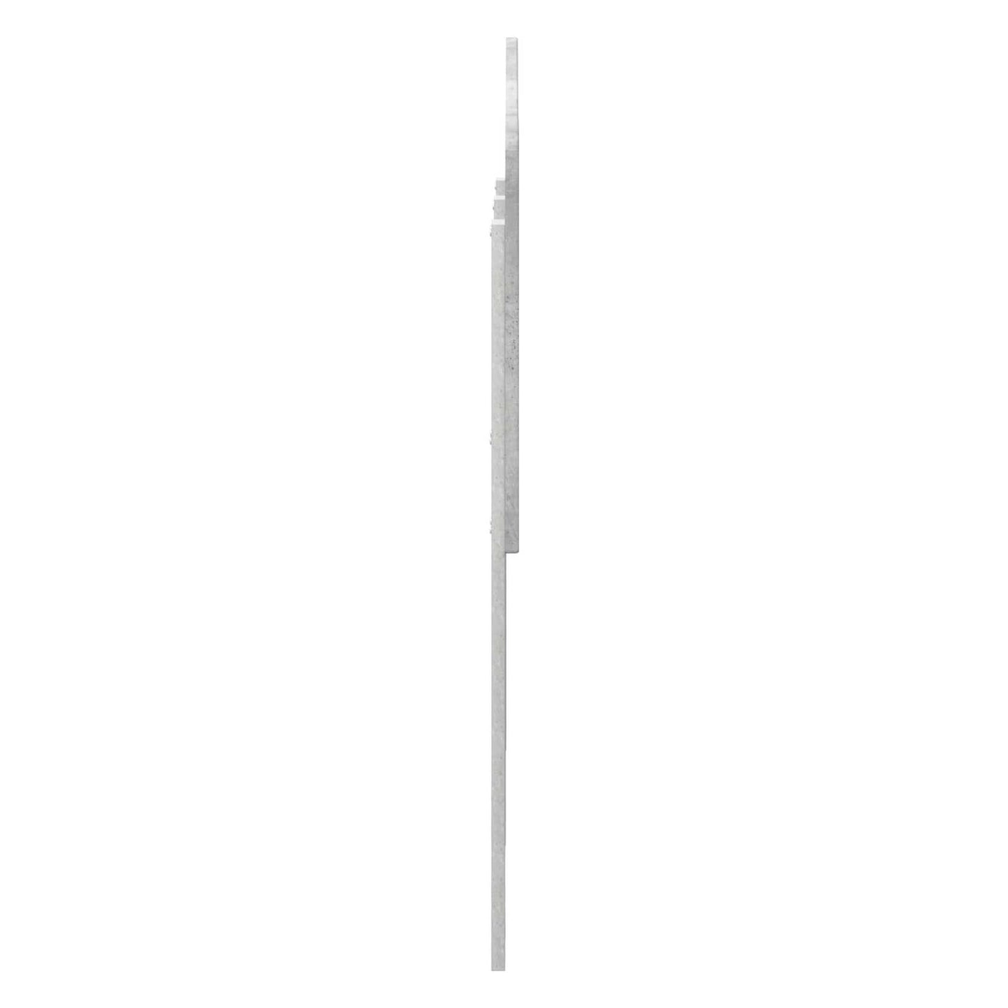 Testiera Grigio cemento 120 cm Legno multistrato