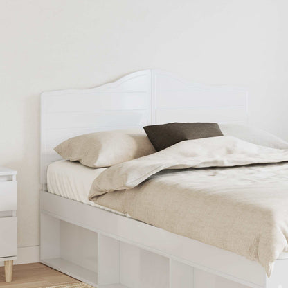 Testiera Bianco Lucido 120 cm Legno multistrato