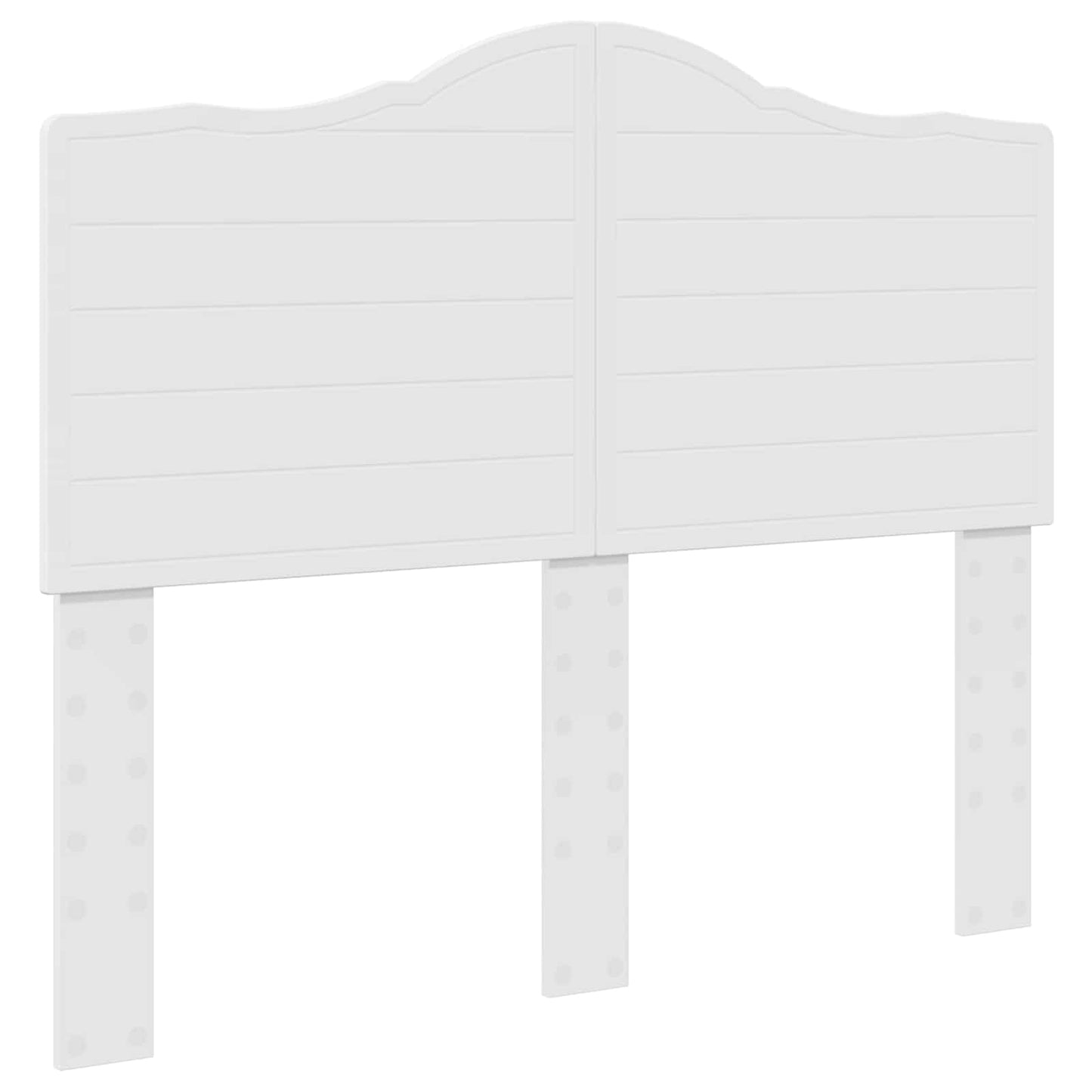 Testiera Bianco Lucido 120 cm Legno multistrato