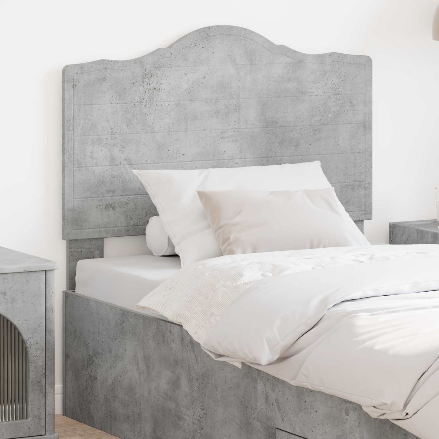 Testiera Grigio cemento 100 cm Legno multistrato