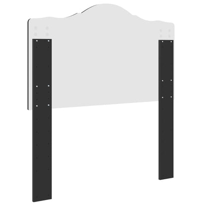 Testiera Rovere Nero 90 cm Legno multistrato