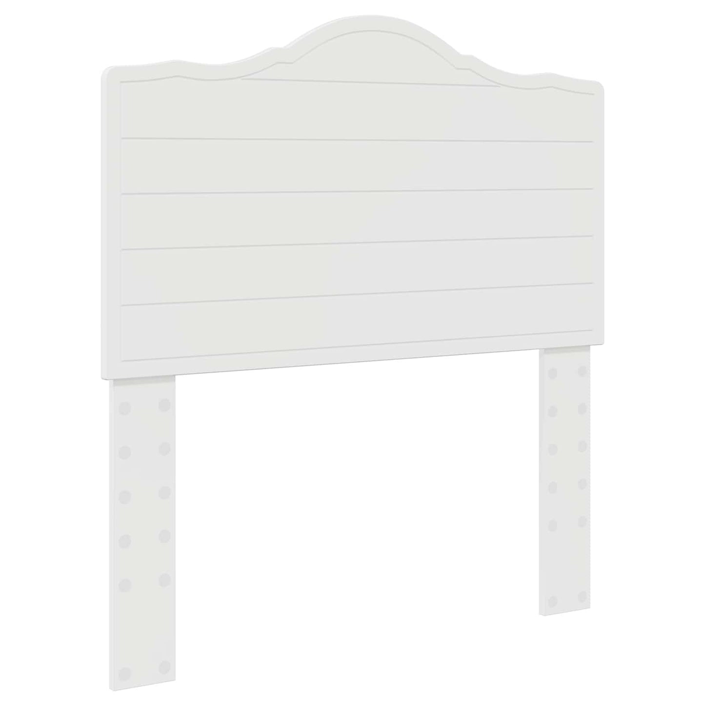 Testiera Bianco Lucido 80 cm Legno multistrato