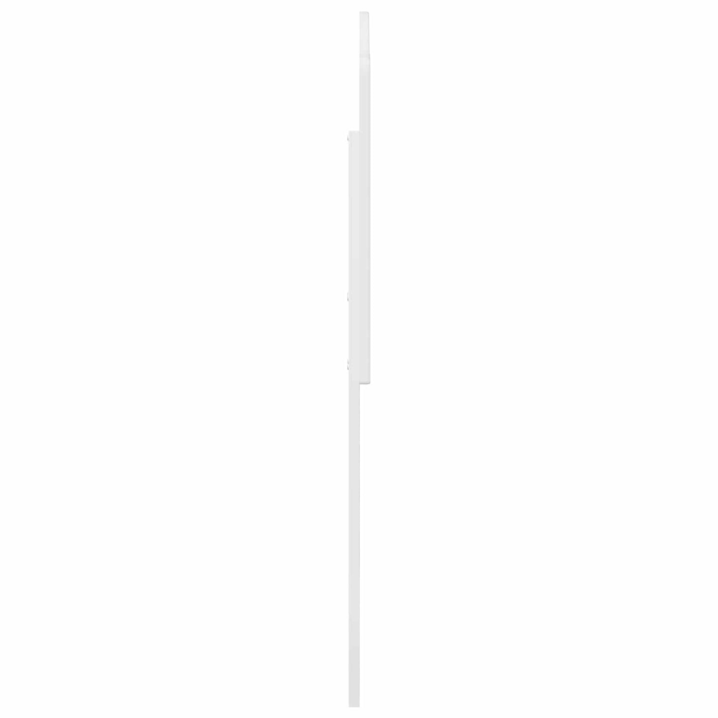 Testiera Bianco Lucido 80 cm Legno multistrato