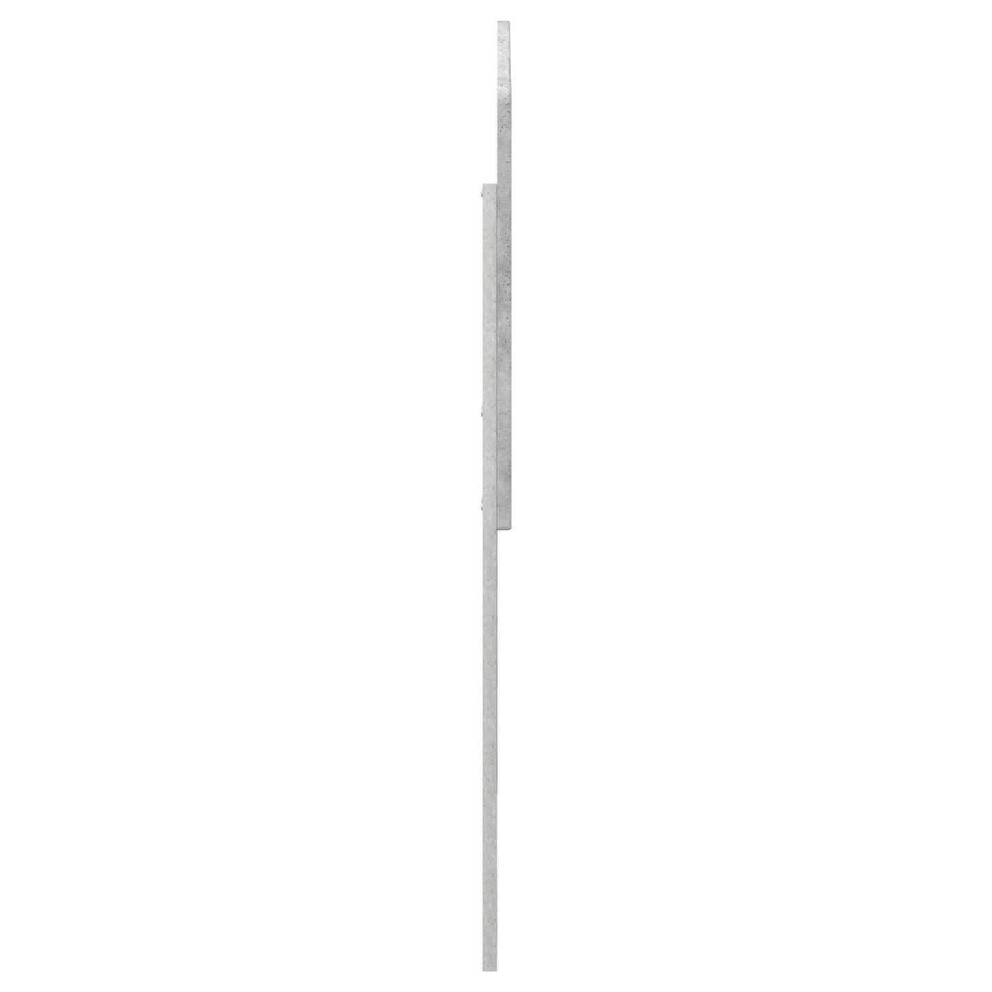 Testiera Grigio cemento 75 cm Legno multistrato