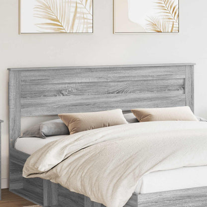 Testiera Grigio Sonoma 180 cm Legno multistrato