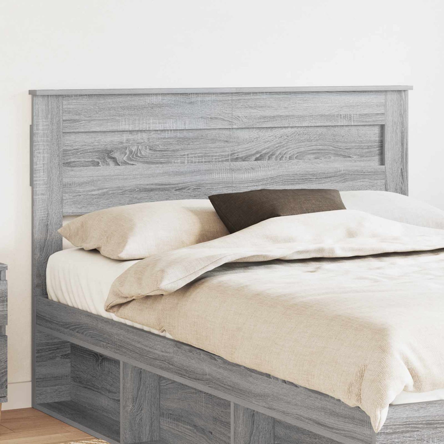 Testiera Grigio Sonoma 160 cm Legno multistrato
