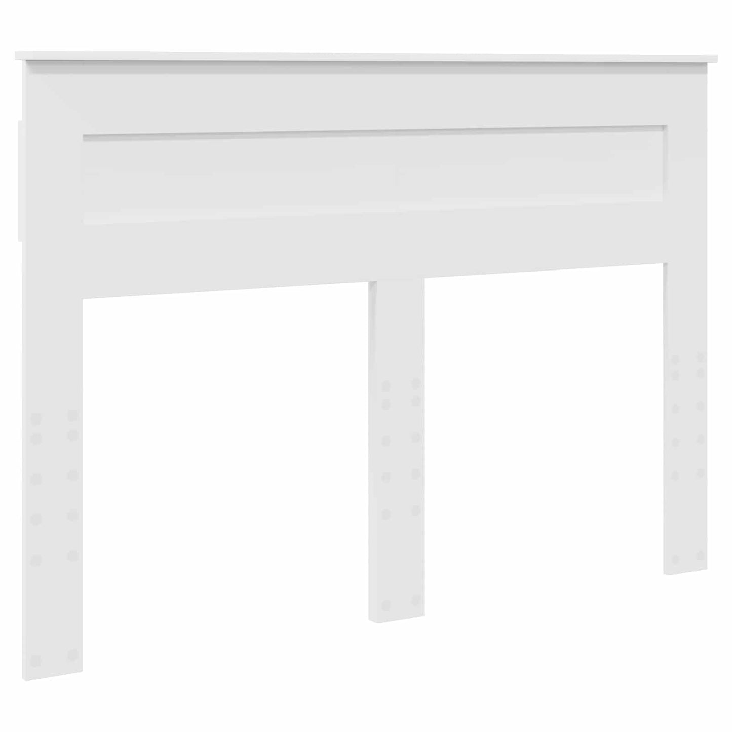 Testiera Bianco 150 cm Legno multistrato