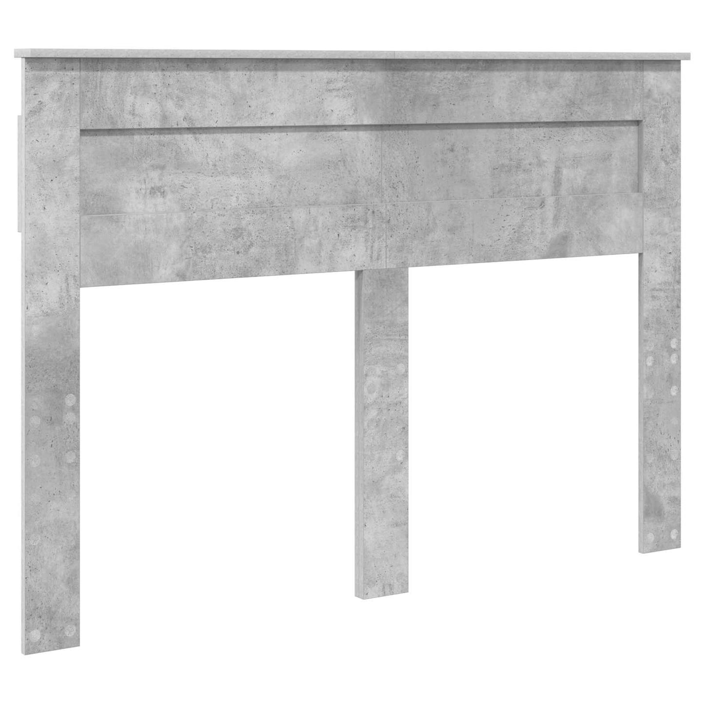Testiera Grigio cemento 140 cm Legno multistrato