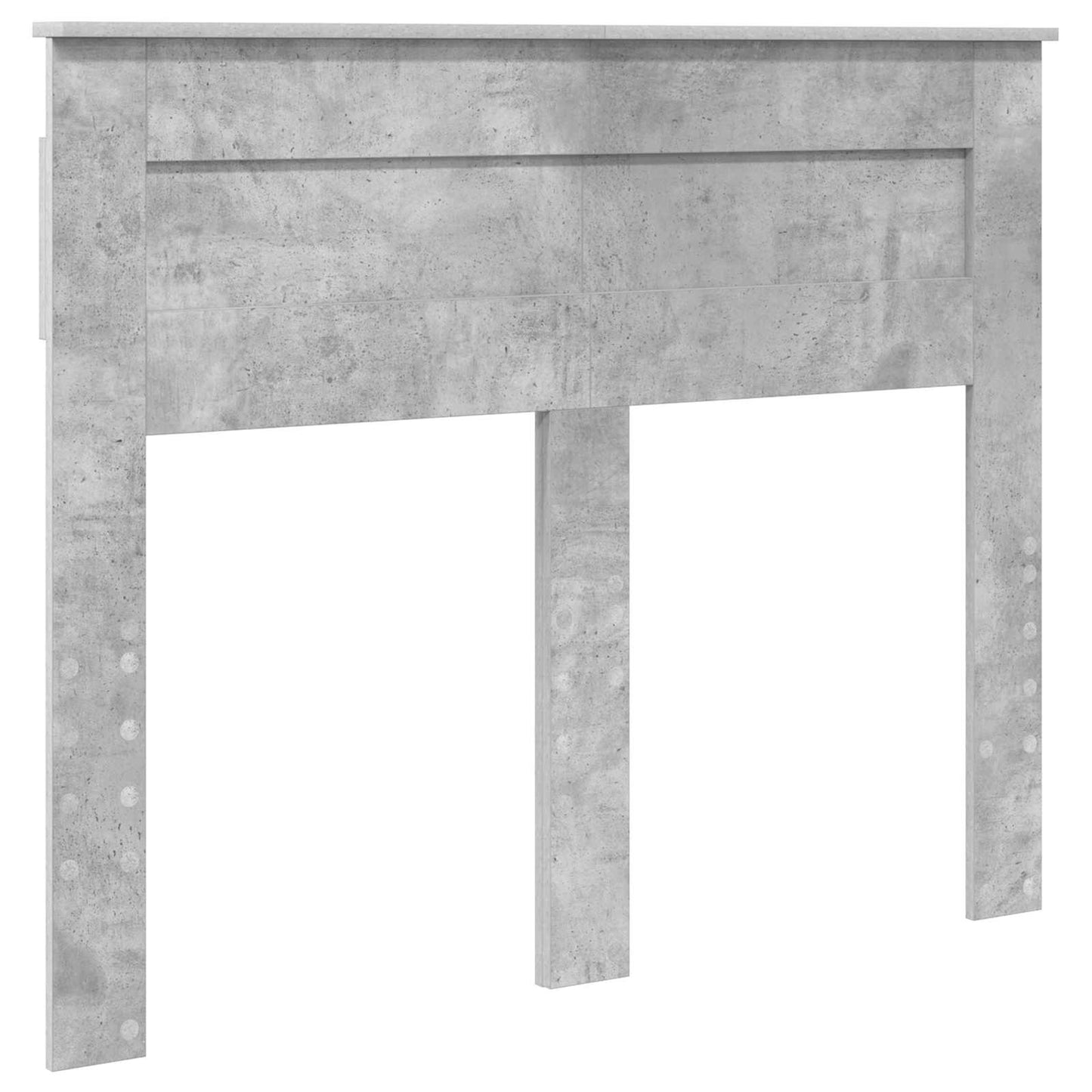 Testiera Grigio cemento 135 cm Legno multistrato