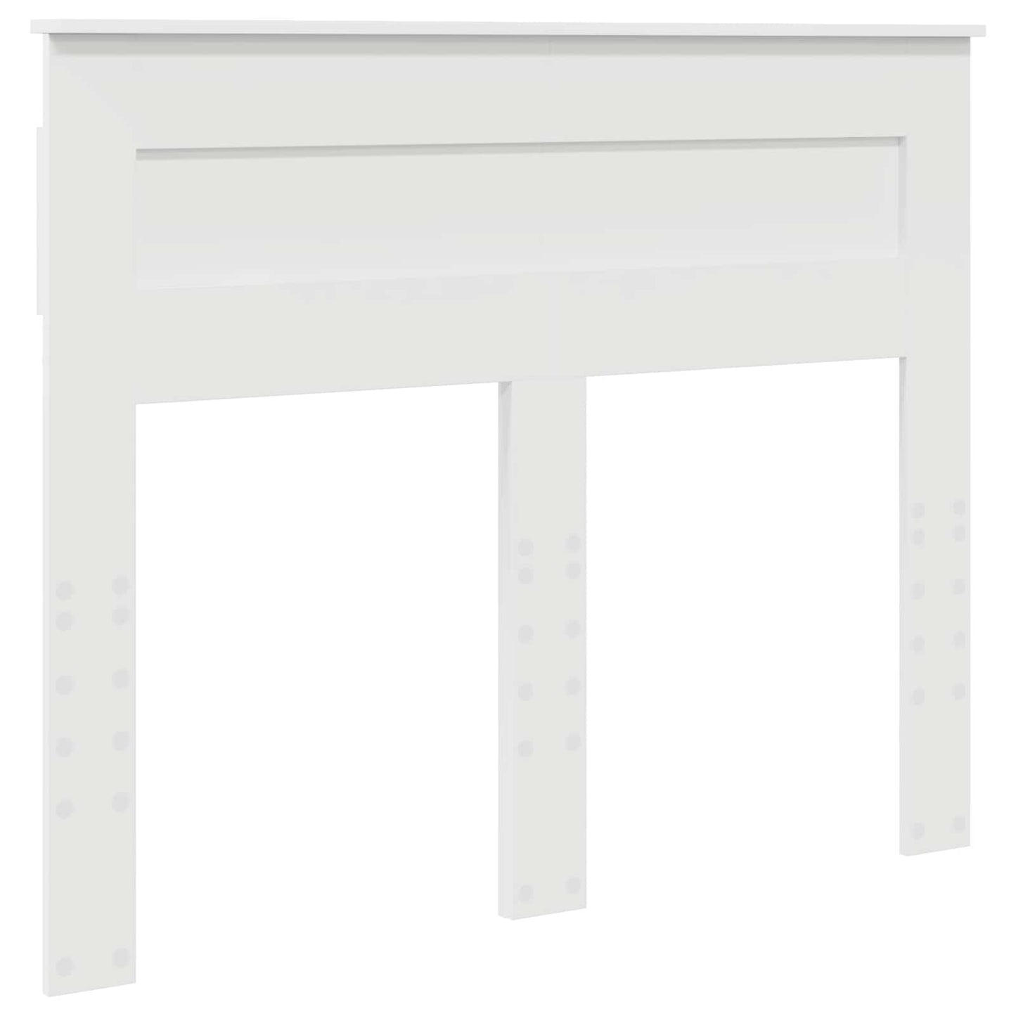 Testiera Bianco 120 cm Legno multistrato