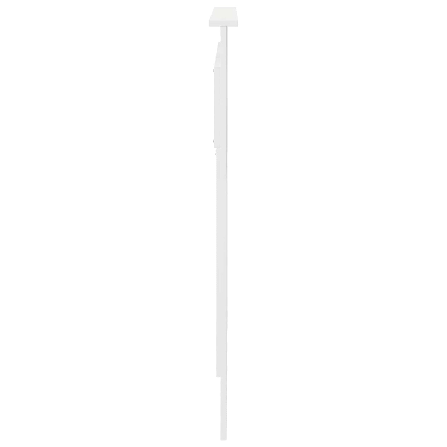 Testiera Bianco 120 cm Legno multistrato