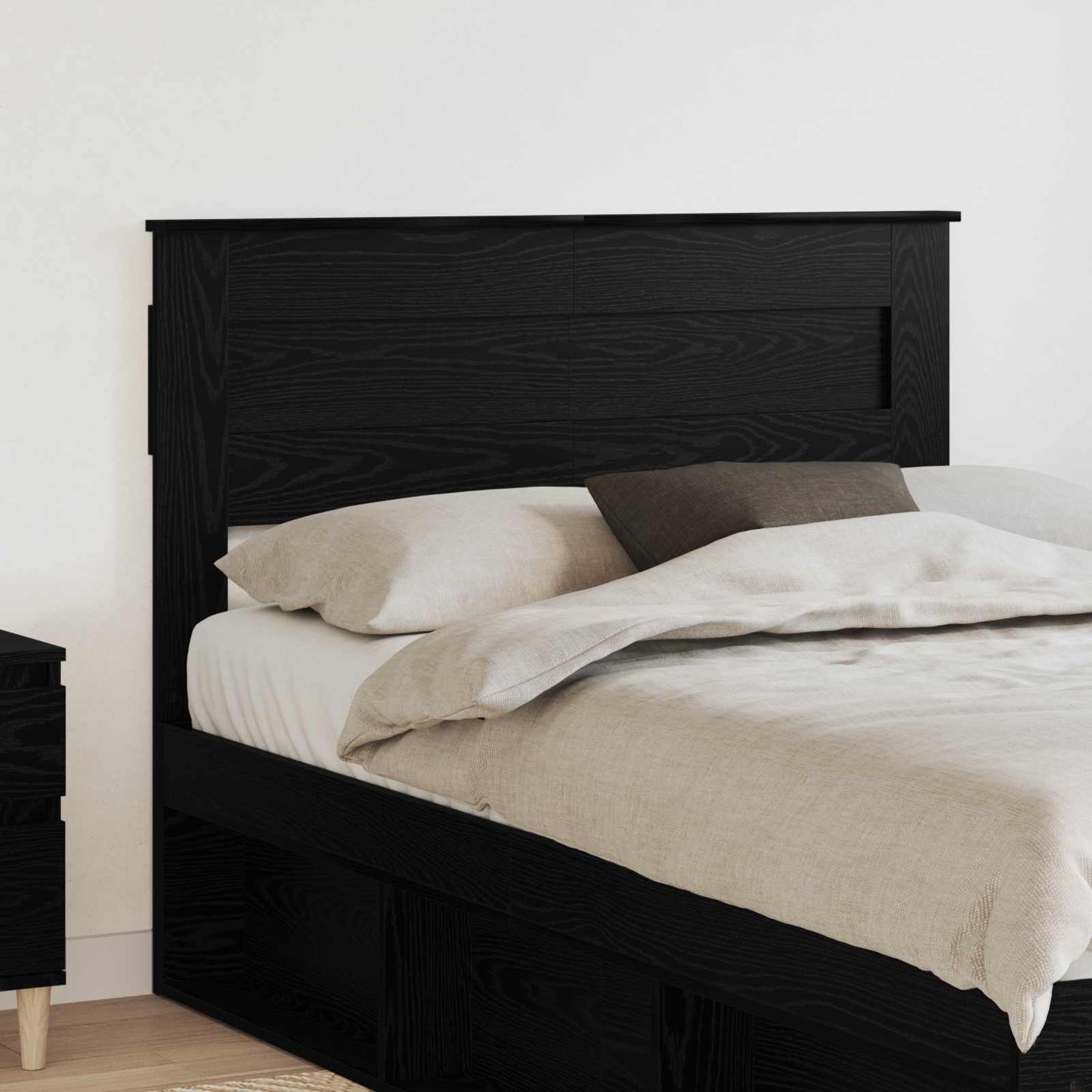 Testiera Rovere Nero 120 cm Legno multistrato