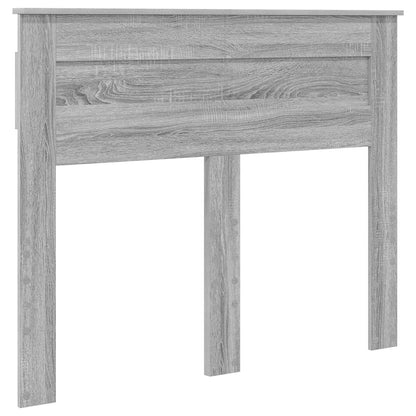 Testiera Grigio Sonoma 120 cm Legno multistrato