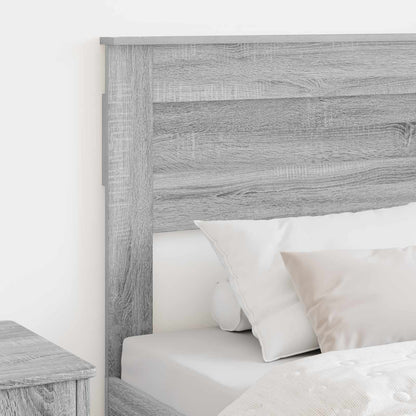 Testiera Grigio Sonoma 100 cm Legno multistrato