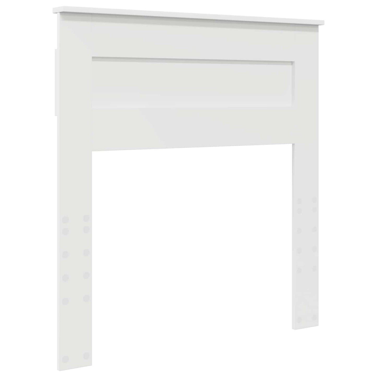 Testiera Bianco 75 cm Legno multistrato