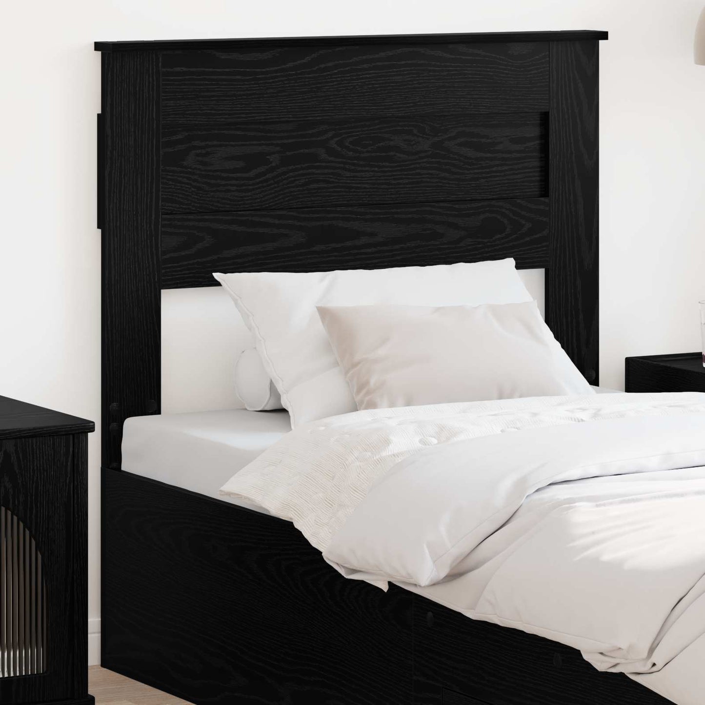 Testiera Rovere Nero 75 cm Legno multistrato