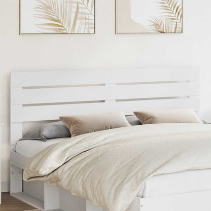 Testiera Bianco 200 cm Legno multistrato