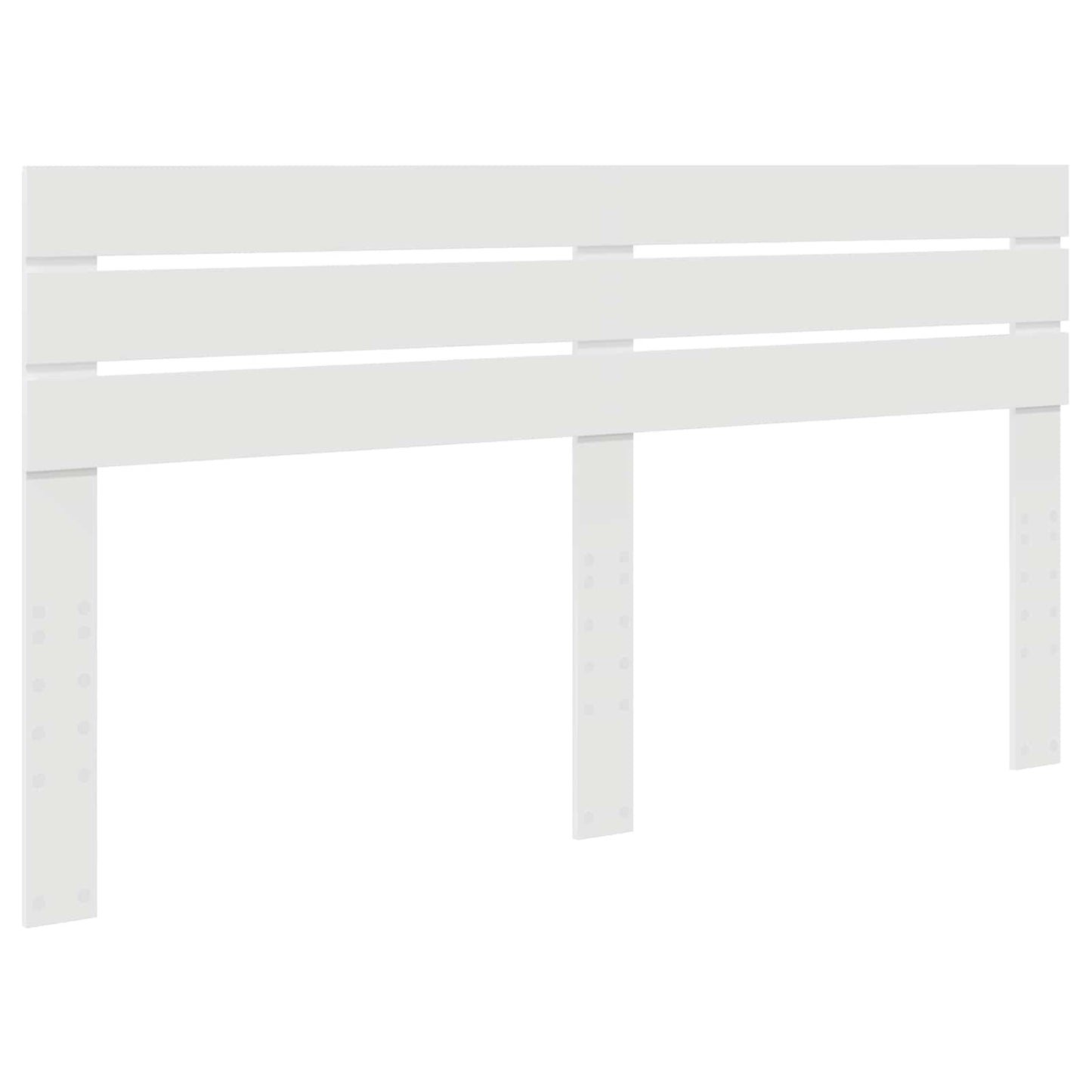 Testiera Bianco 200 cm Legno multistrato