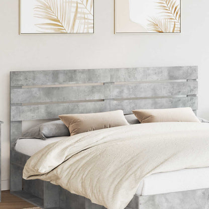 Testiera Grigio cemento 200 cm Legno multistrato
