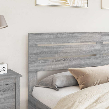 Testiera Grigio Sonoma 200 cm Legno multistrato