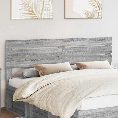 Testiera Grigio Sonoma 180 cm Legno multistrato