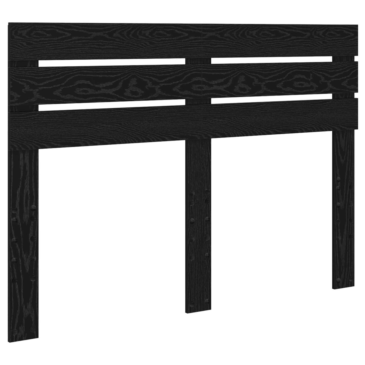 Testiera Rovere Nero 140 cm Legno multistrato