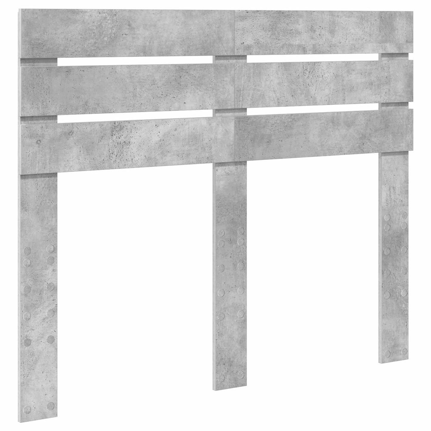 Testiera Grigio cemento 135 cm Legno multistrato