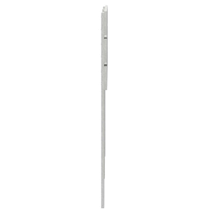 Testiera Grigio cemento 135 cm Legno multistrato