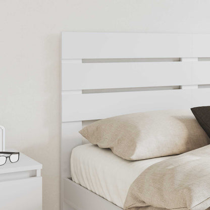 Testiera Bianco 120 cm Legno multistrato