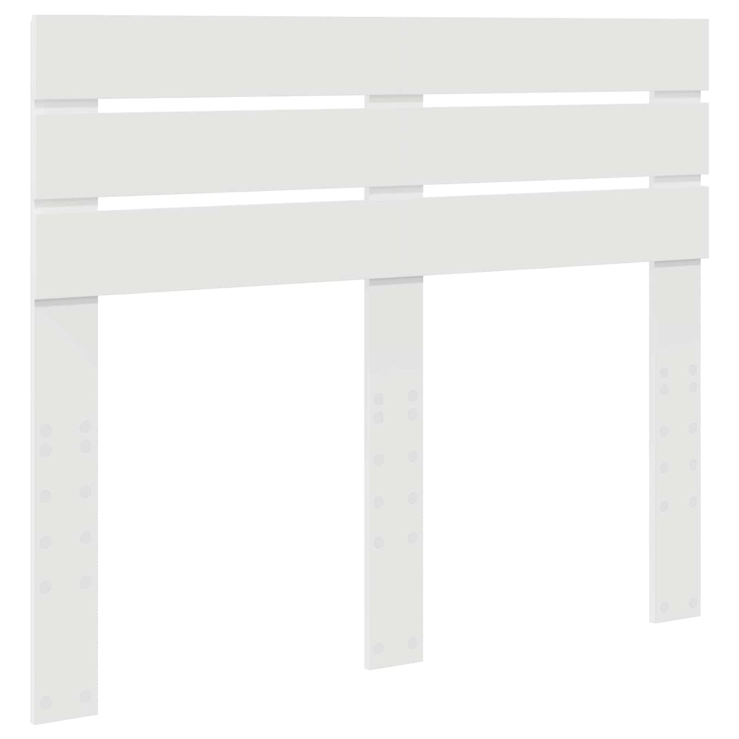 Testiera Bianco 120 cm Legno multistrato