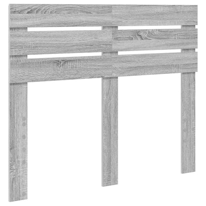 Testiera Grigio Sonoma 120 cm Legno multistrato