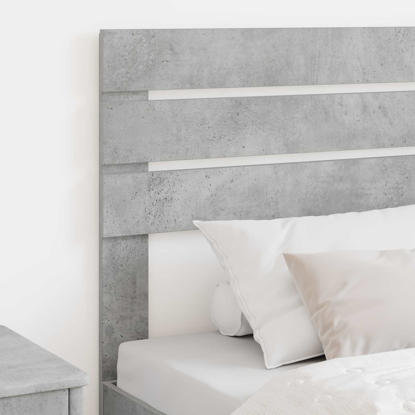 Testiera Grigio cemento 100 cm Legno multistrato
