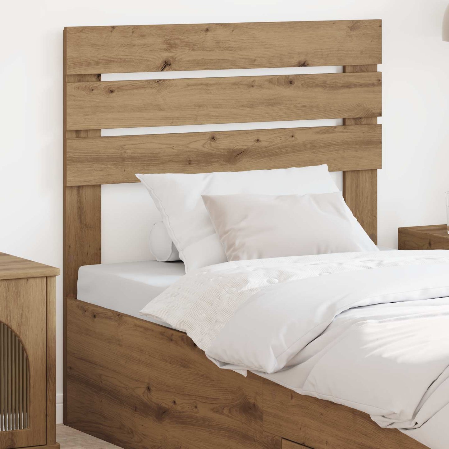 Testiera Rovere artigianale 90 cm Legno multistrato